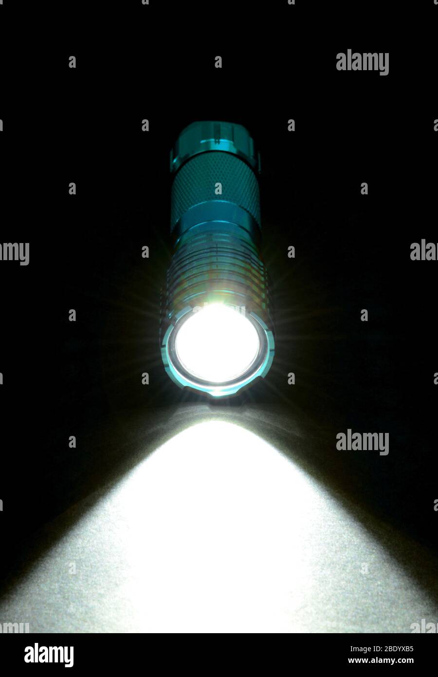 LED Flashlight Stock Photo