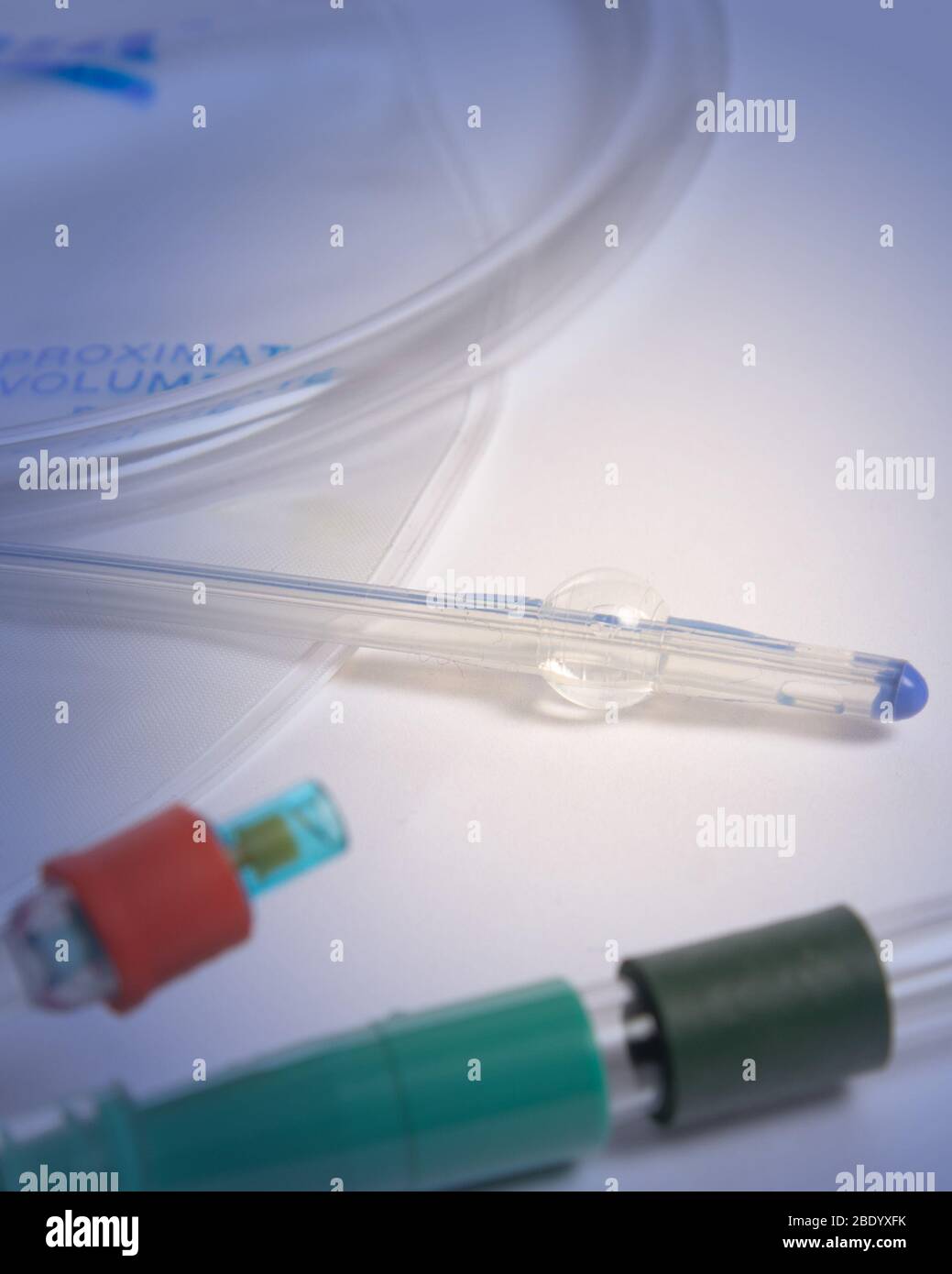 Foley Catheter with Inflated Balloon Stock Photo Alamy