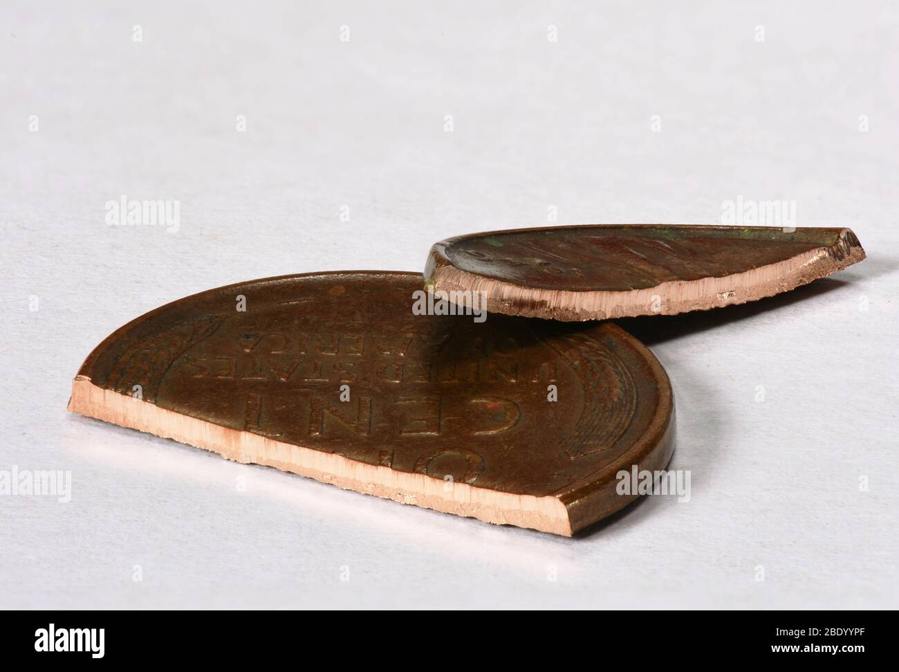 Wheat Penny Showing Solid Composition Stock Photo
