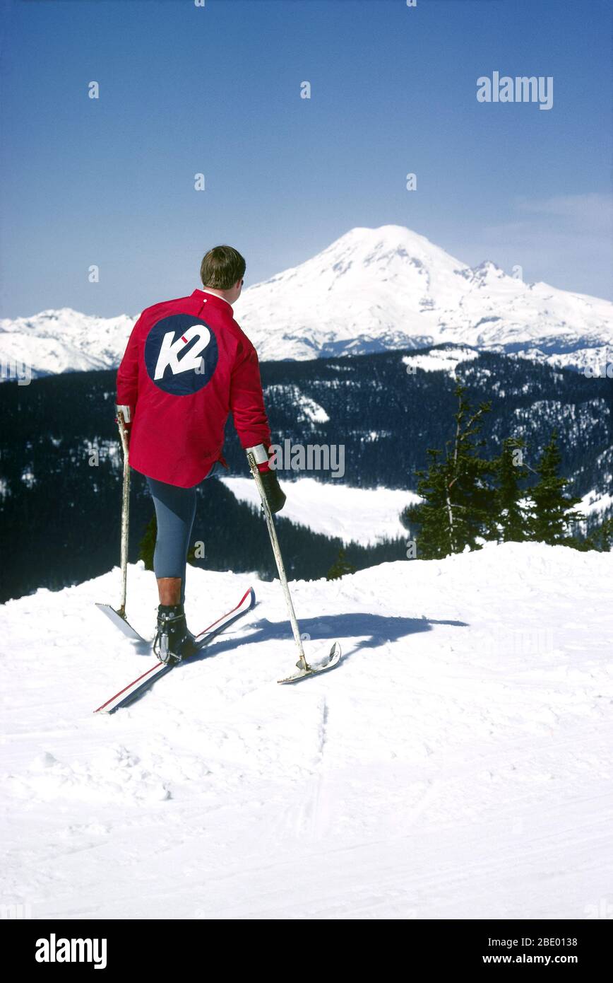 Amputee one leg skiing hires stock photography and images Alamy