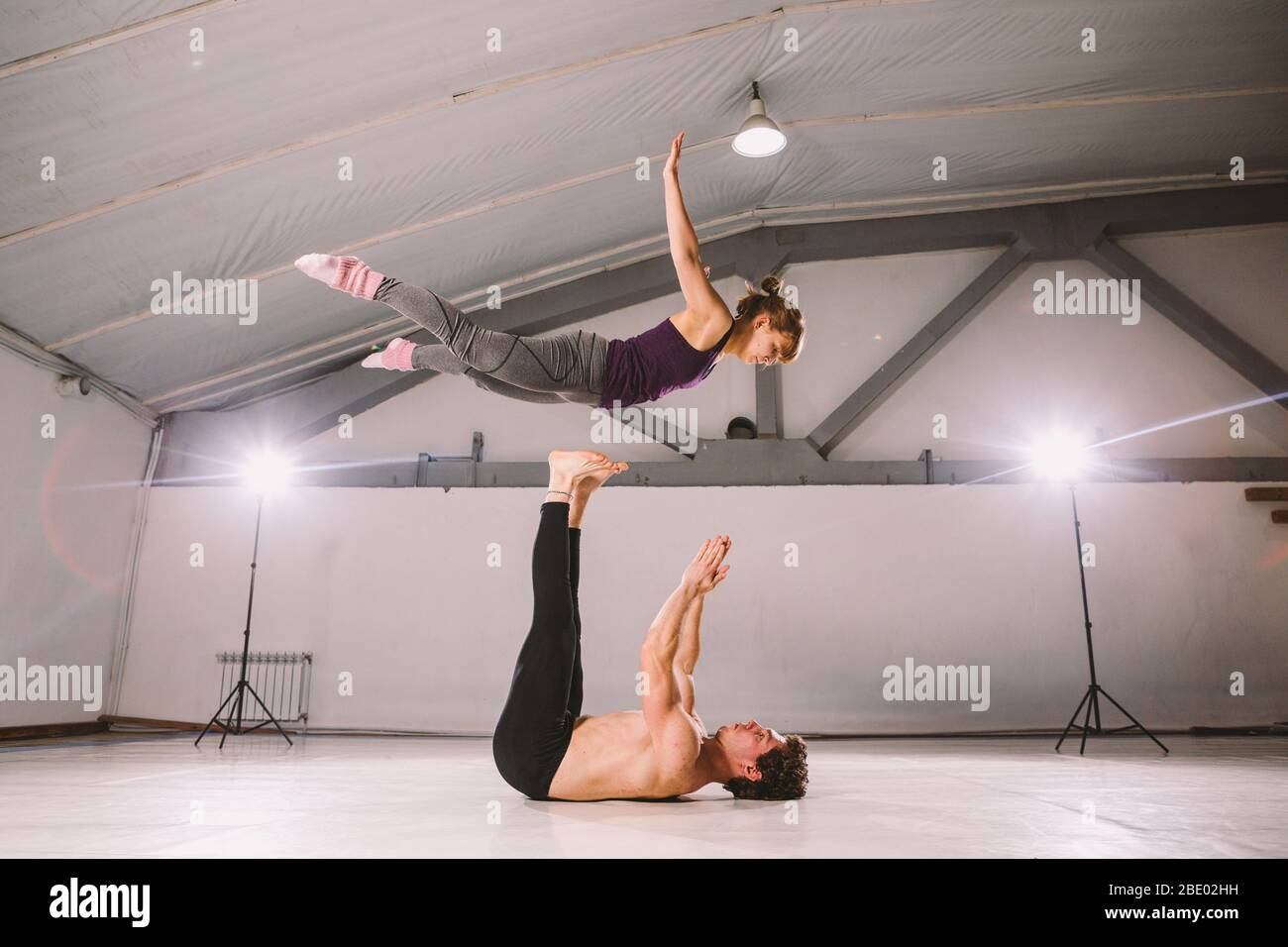 Gym acro gym hi-res stock photography and images - Alamy