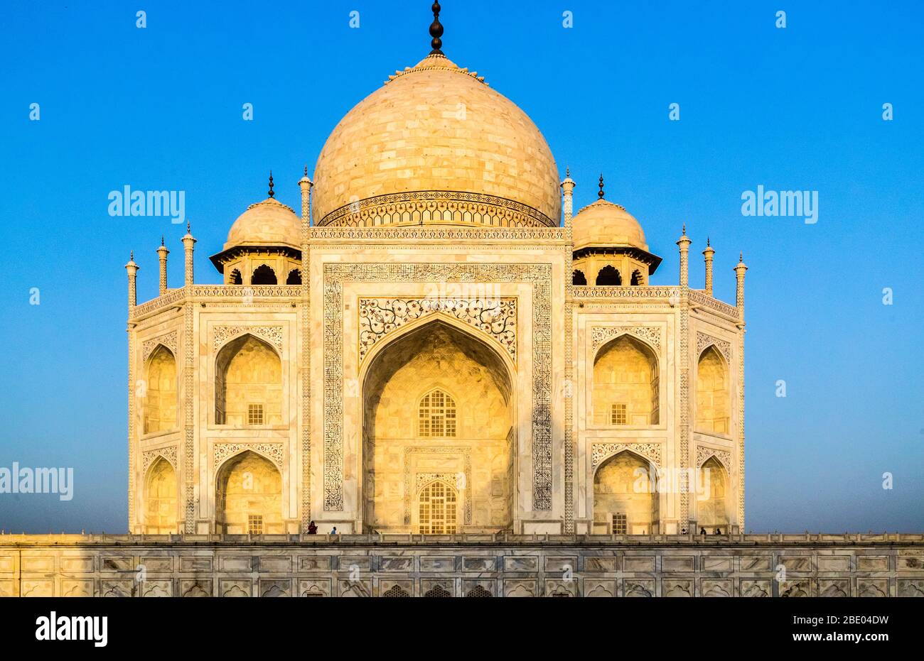 Taj Mahal exterior, Agra, Uttar Pradesh, India Stock Photo