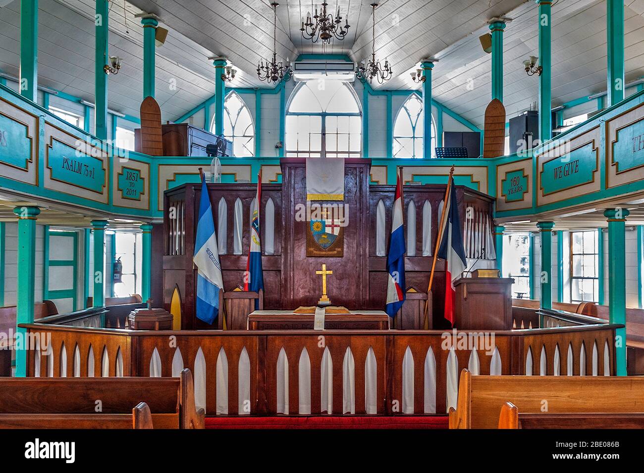 Methodist Church Philipsburg Saint Martin West Indies Stock Photo
