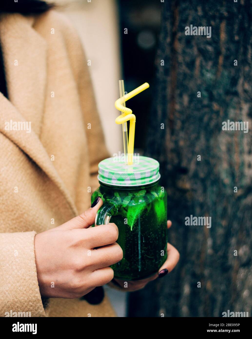 homemade ice tea with tarragon Stock Photo Alamy