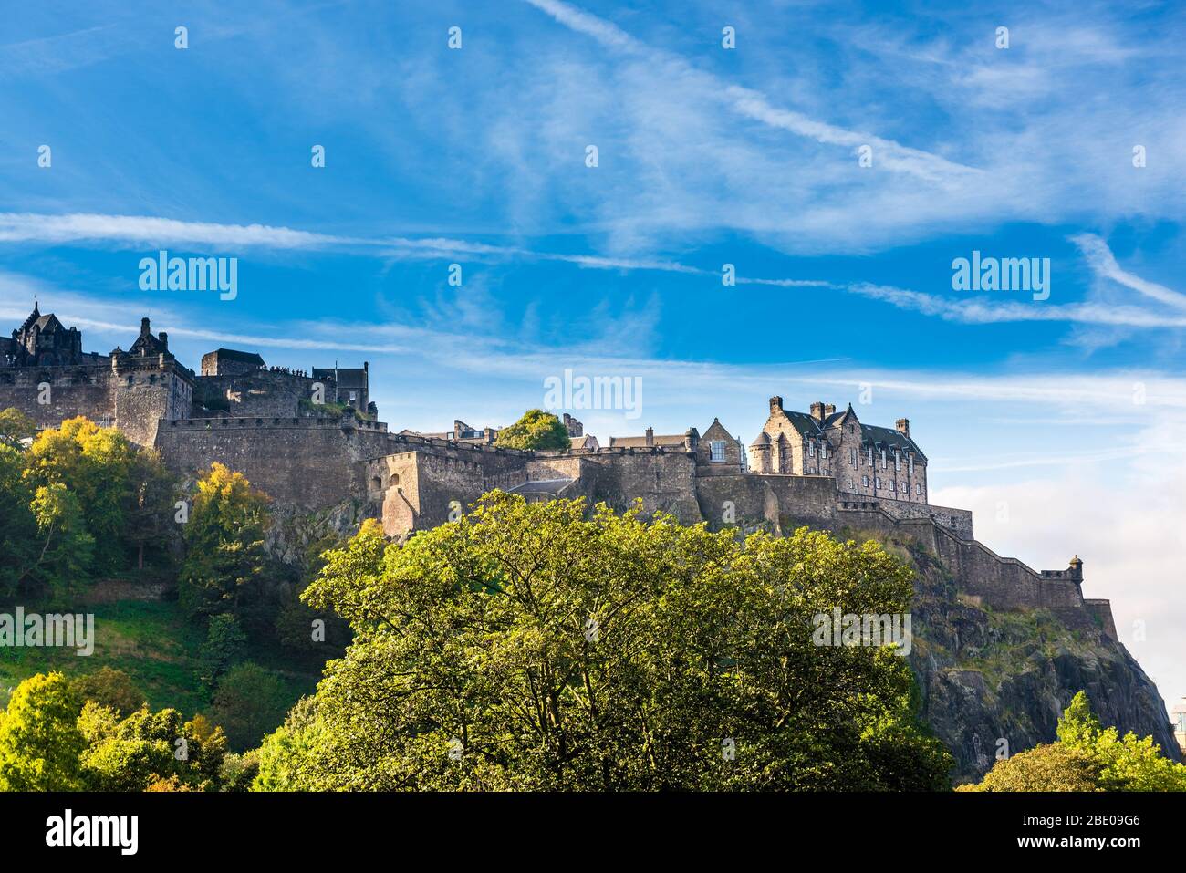 Beautiful Edinburgh city in Scotland, United Kingdom Stock Photo