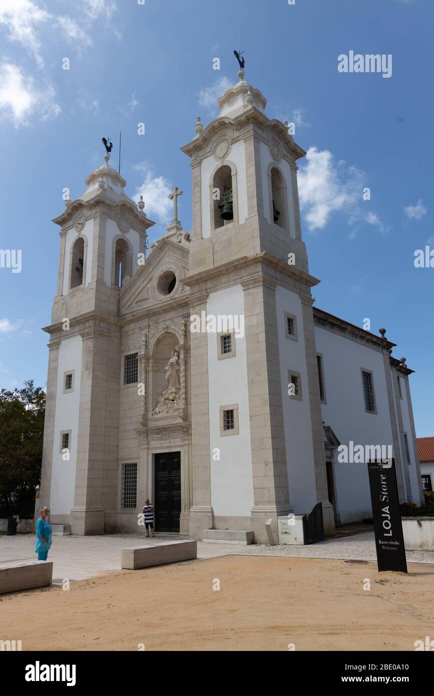 Our Lady of Penha de França Chapel  a seventeenth century chapel, a national monument Vista Alegre Ílhavo Portugal Stock Photo