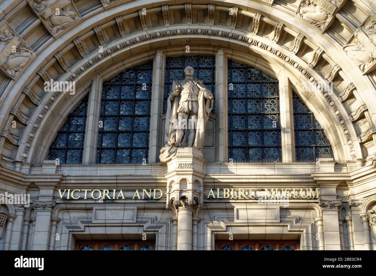 Main entrance to Victoria and Albert Museum, London, England United Kingdom UK Stock Photo