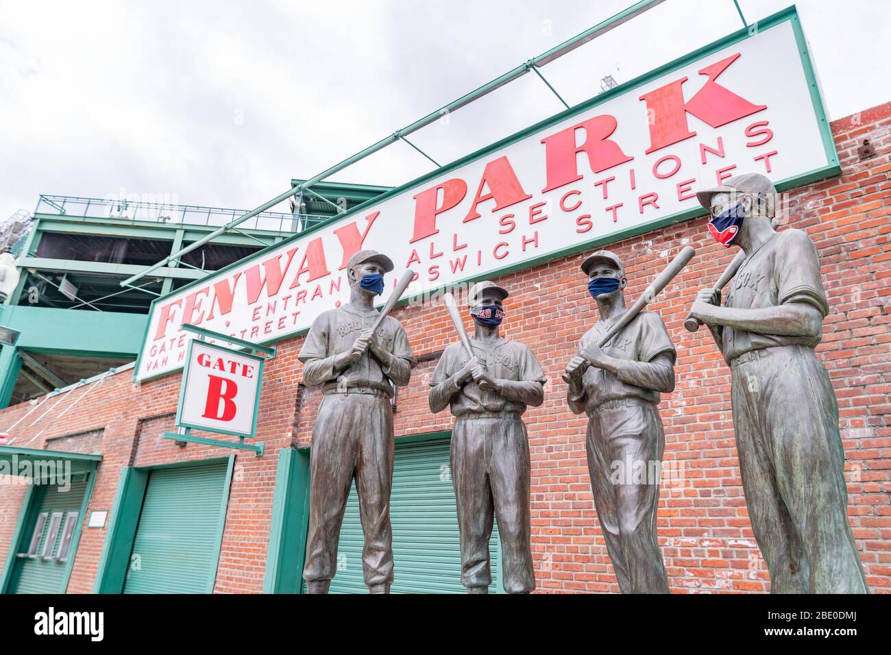 April 10, 2020, Boston, Massachusetts, USA Ted Williams, Bobby Doerr
