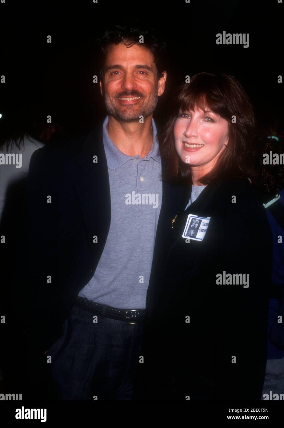 Santa Monica, California, USA 14th September 1995 Actor Chris Sarandon and wife actress Joanna Gleason attend Star-Studded Luncheon to Launch 'The Outer Limits' in Syndication on September 14, 1995 at MGM Plaza in Santa Monica, California, USA. Photo by Barry King/Alamy Stock Photo Stock Photo