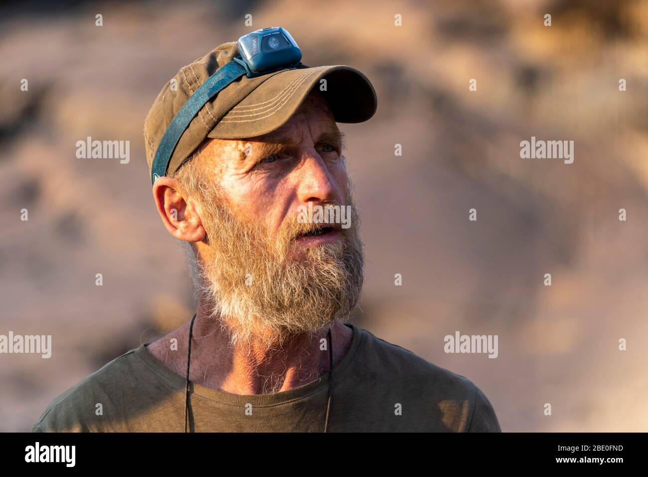 Portrait of Philip Stander, researcher Stock Photo