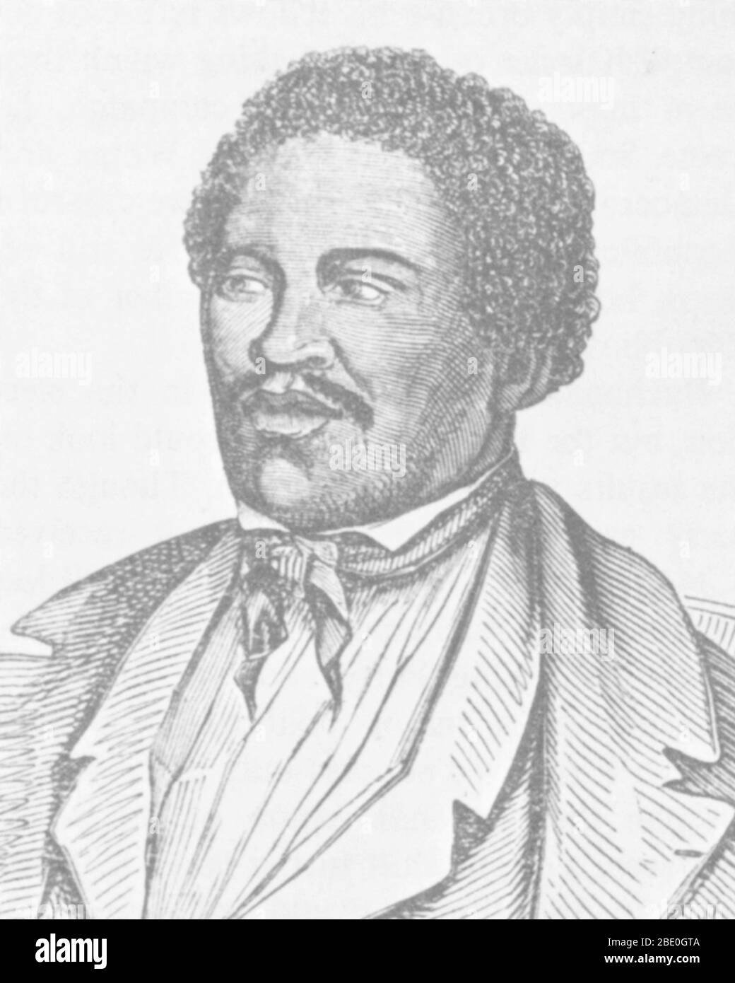 Henry 'Box' Brown was a 19th century Virginia slave who escaped to freedom by arranging to have himself mailed to Philadelphia abolitionists in a wooden crate. Stock Photo
