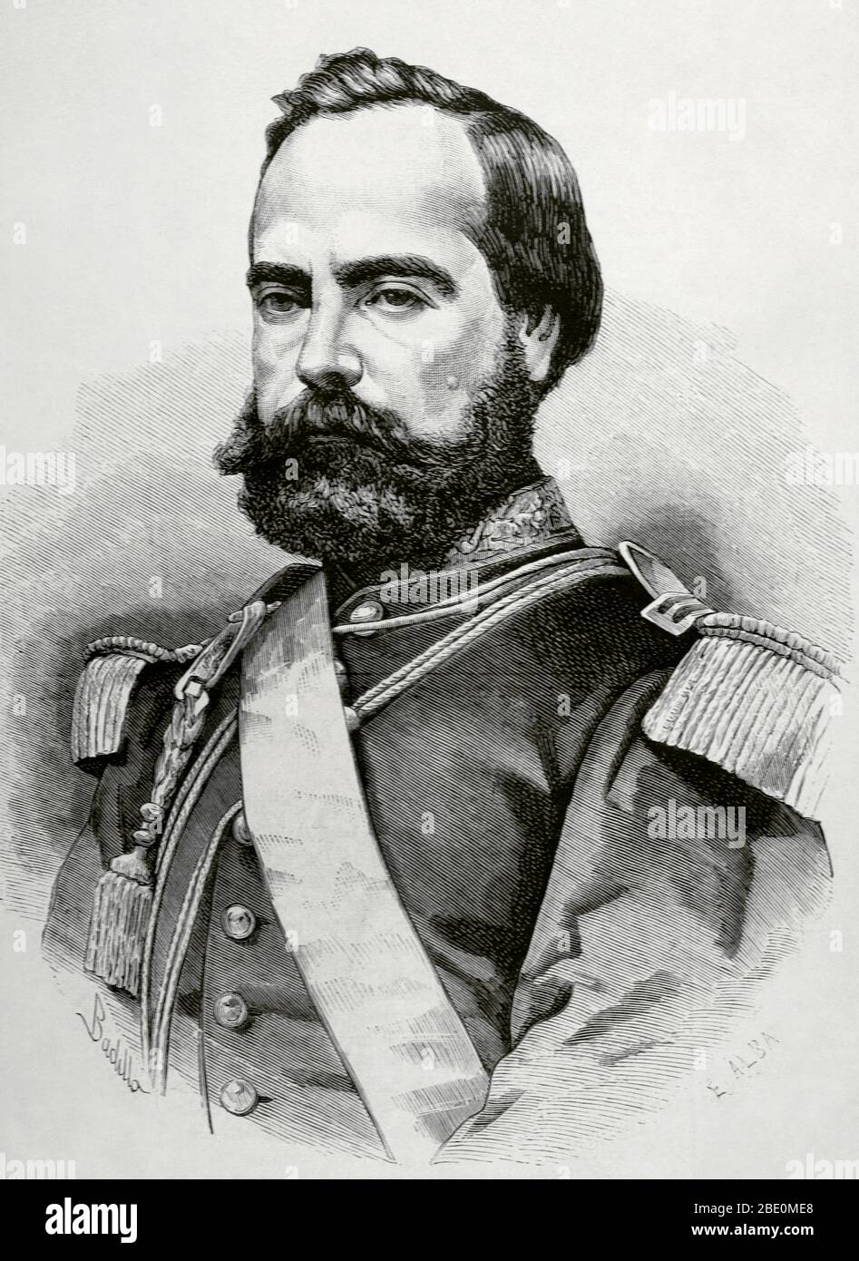 Mariano Ignacio Prado Ochoa. Stock Photo