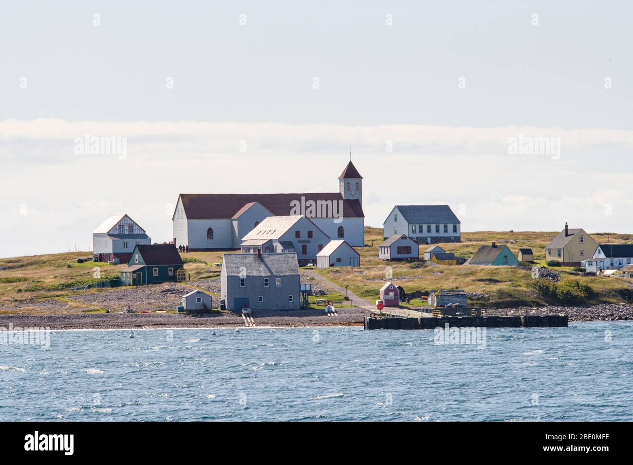 France, St-PIerre et Miquelon, the town. Stock Photo