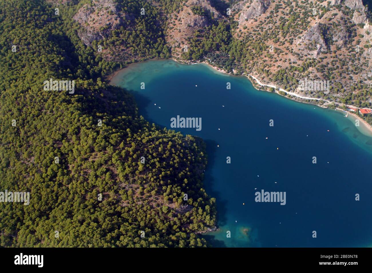 Aerial view of Fethiye Beach in Fethiye, Turkey Stock Photo - Alamy