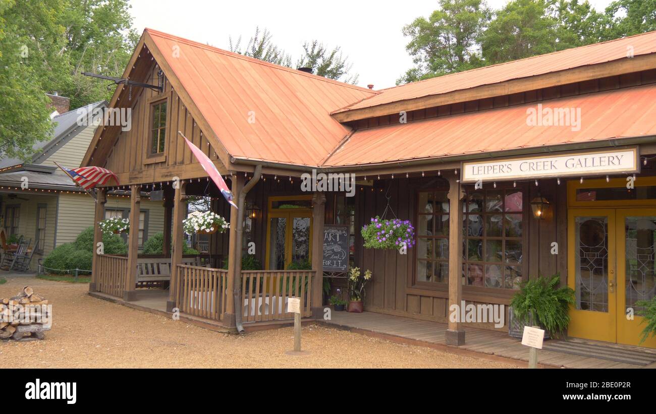 Leipers Creek Gallery in Tennessee - LEIPERS FORK, UNITED STATES - JUNE 17, 2019 Stock Photo