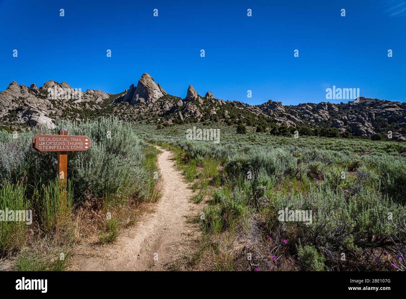 The City of Rocks in Idaho marked the halfway point of the California ...