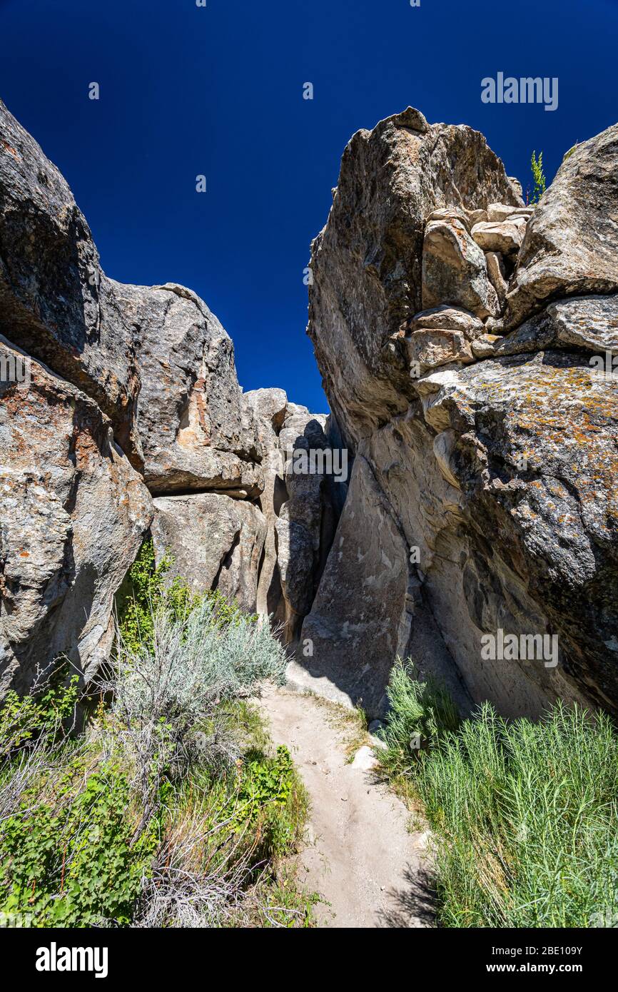The City of Rocks in Idaho marked the halfway point of the California ...