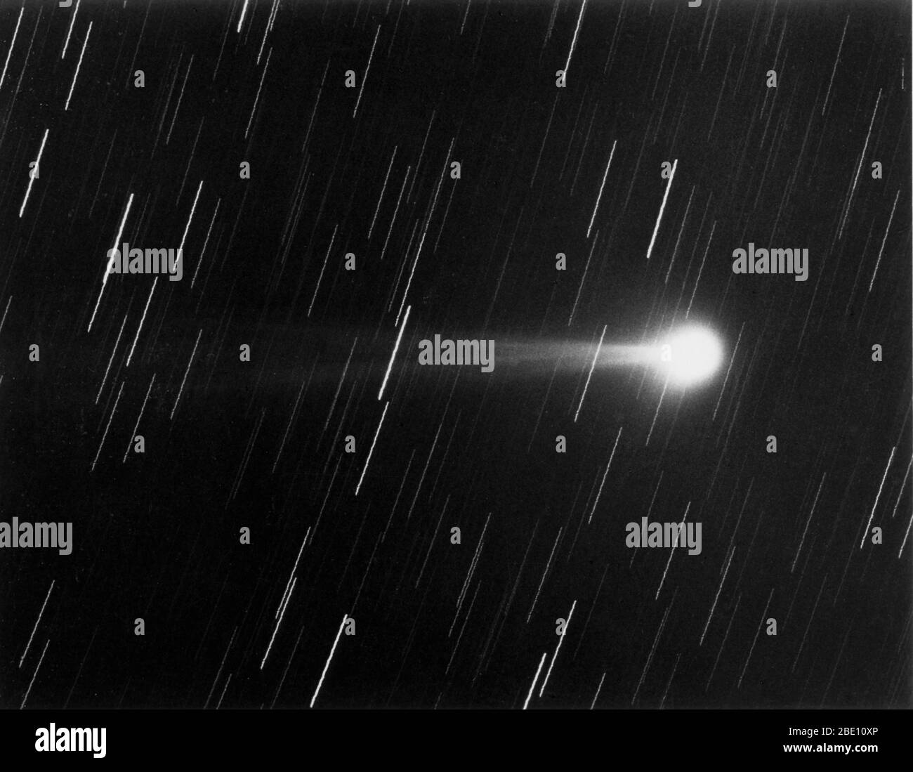 Comet Cunningham, December 21, 1940, photographed with 5-inch aperture Ross lens. Stock Photo