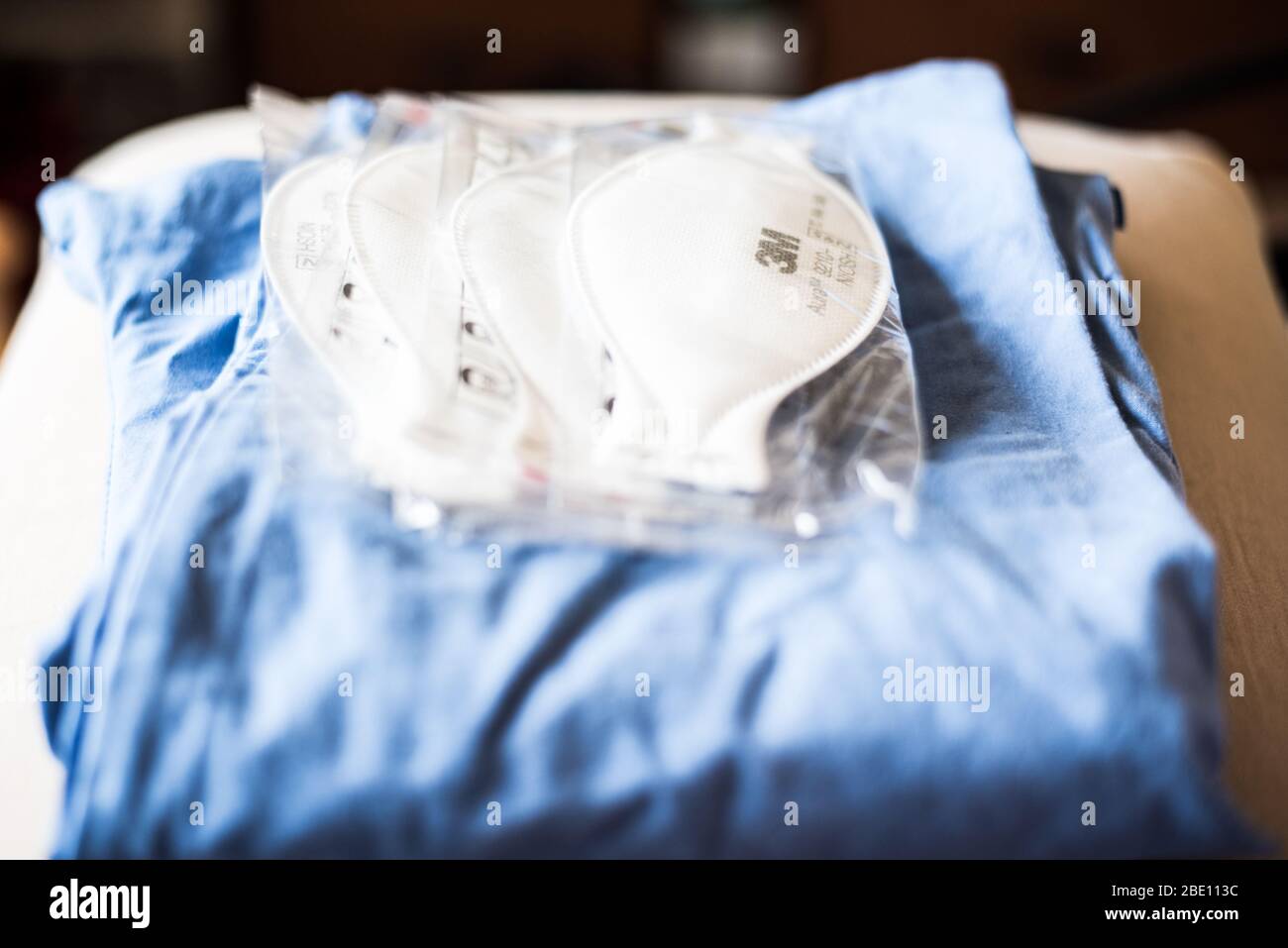 N95 respirator masks hi-res stock photography and images - Alamy