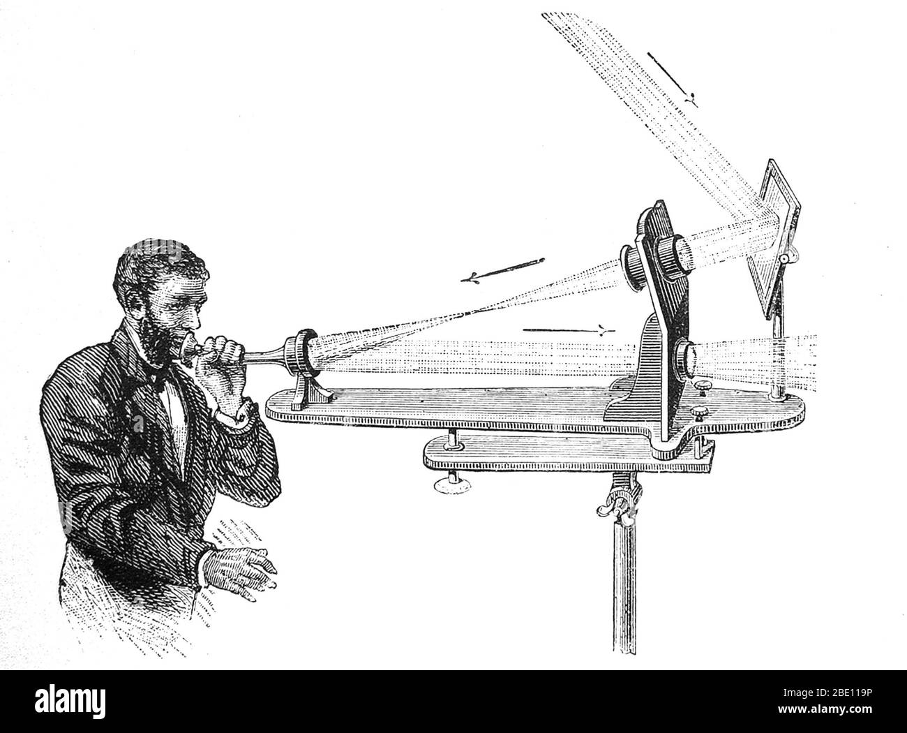 Bell's Photophone, 1880 Stock Photo