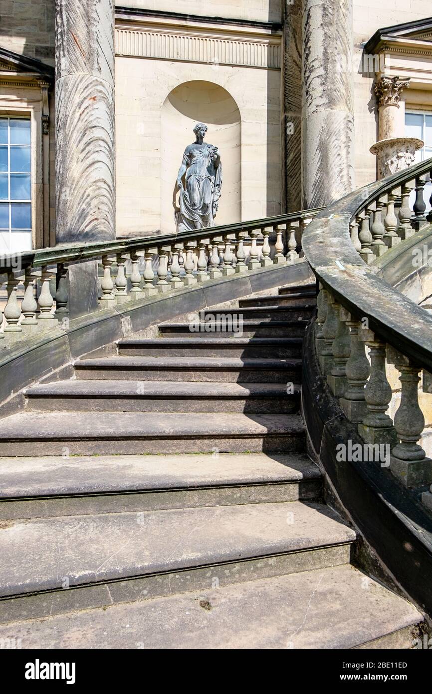 Kedleston Hall, National Trust Property in Derbyshire, England Stock Photo