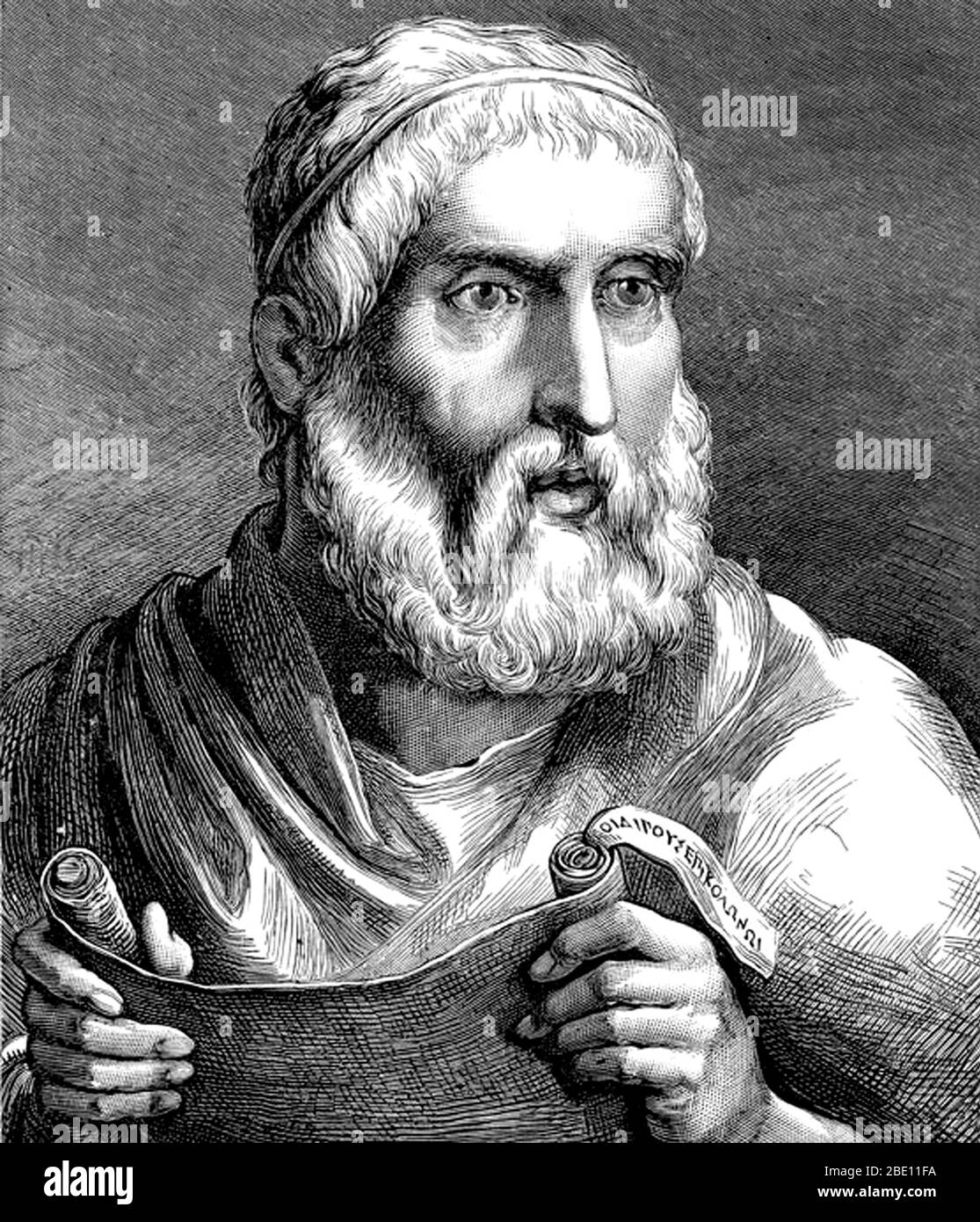 Sophocles, Ancient Greek Playwright Stock Photo