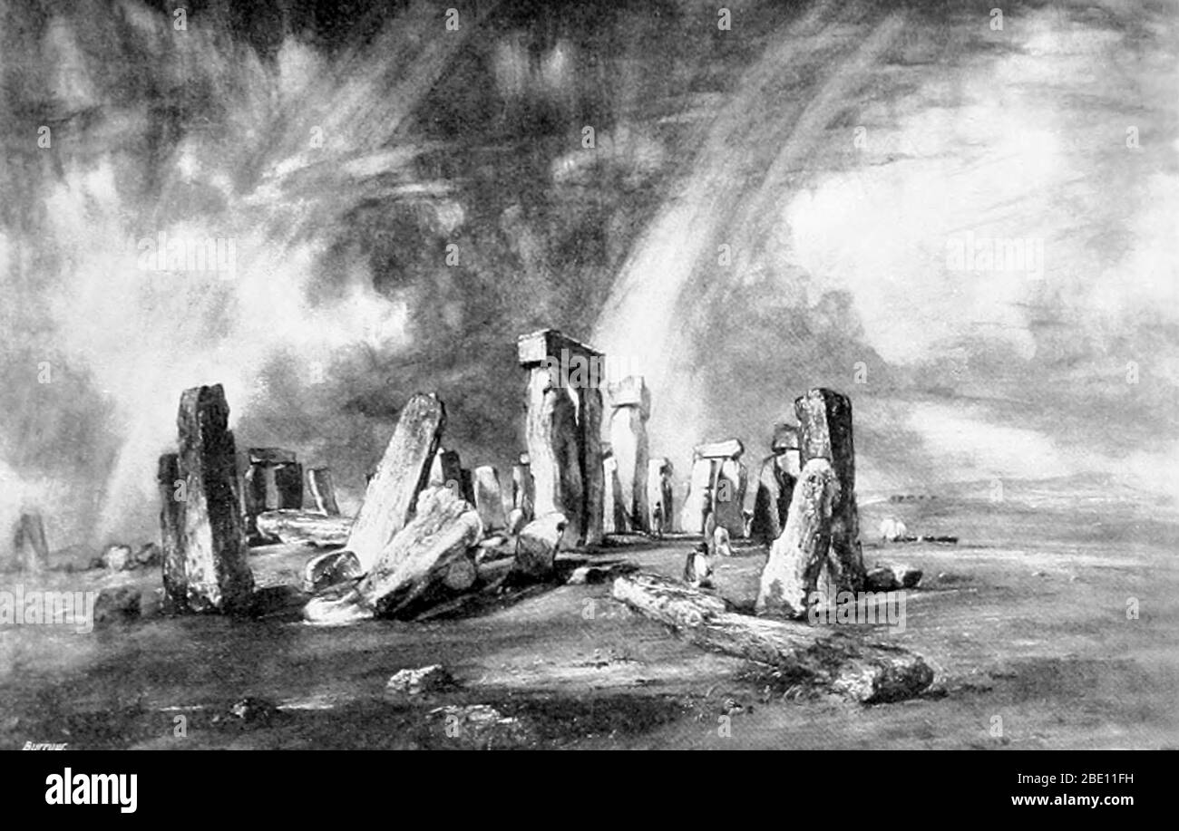 Stonehenge illustration pagan hi-res stock photography and images - Alamy