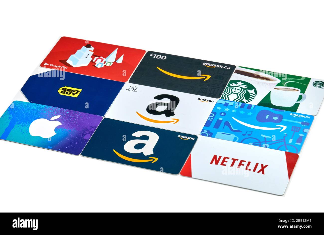 Gift cards Cut Out Stock Images & Pictures - Alamy