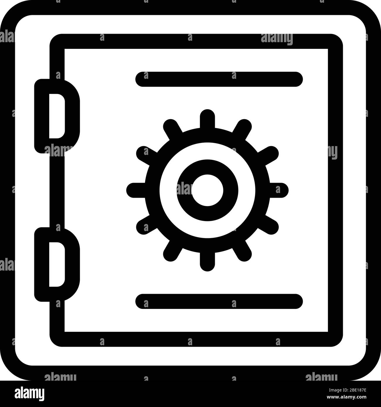 Safe box icon, outline style Stock Vector Image & Art Alamy