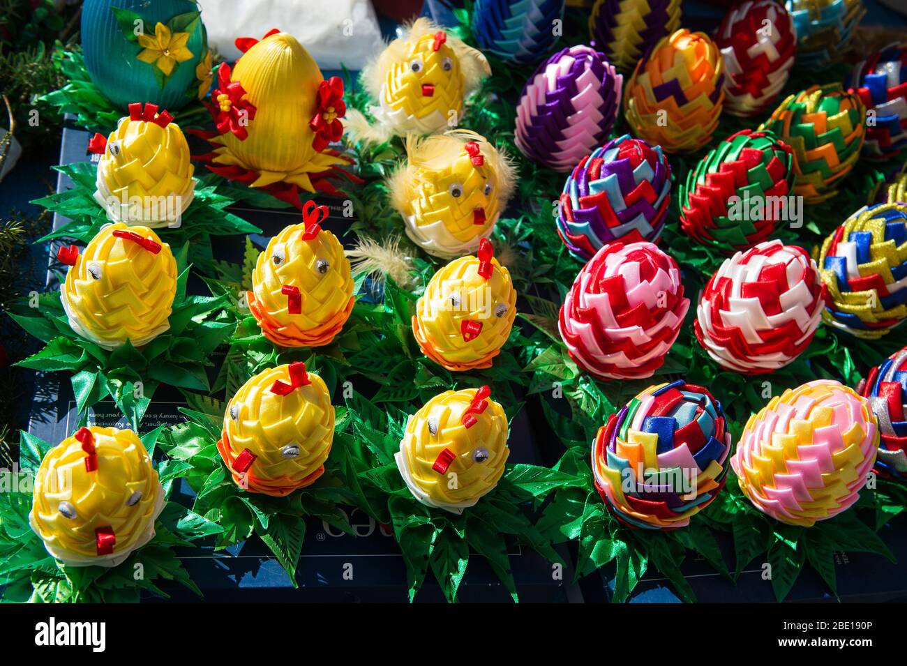 2019 04 14. Lithuania, Vilnius.  Easter, easter eggs. Stock Photo