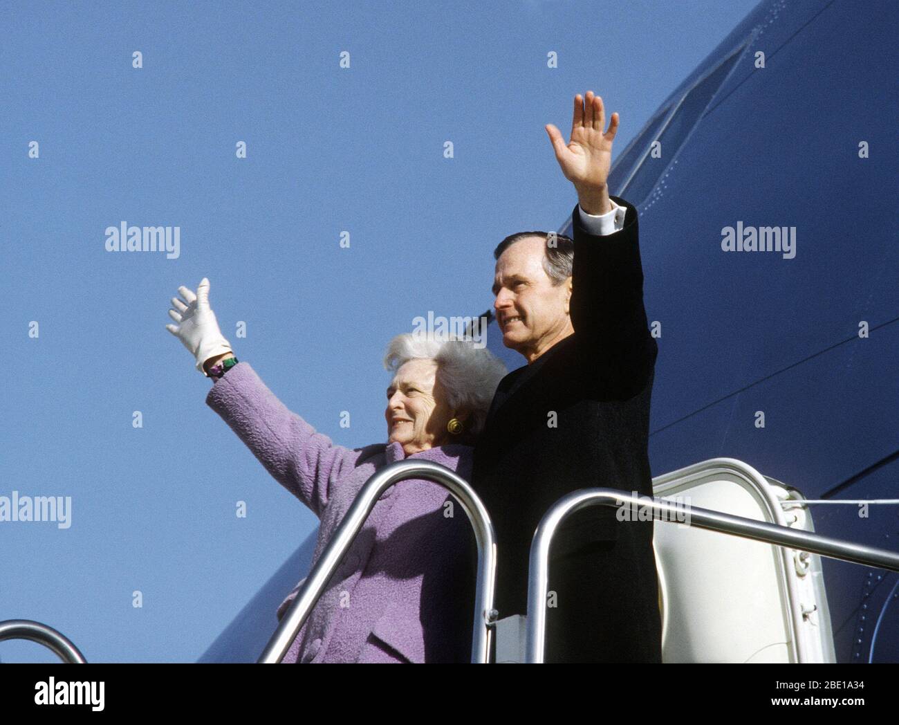 Barbara bush final farewell hires stock photography and images Alamy