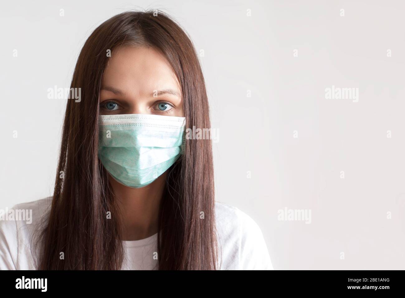 Woman Germ Mask High Resolution Stock Photography and Images - Alamy