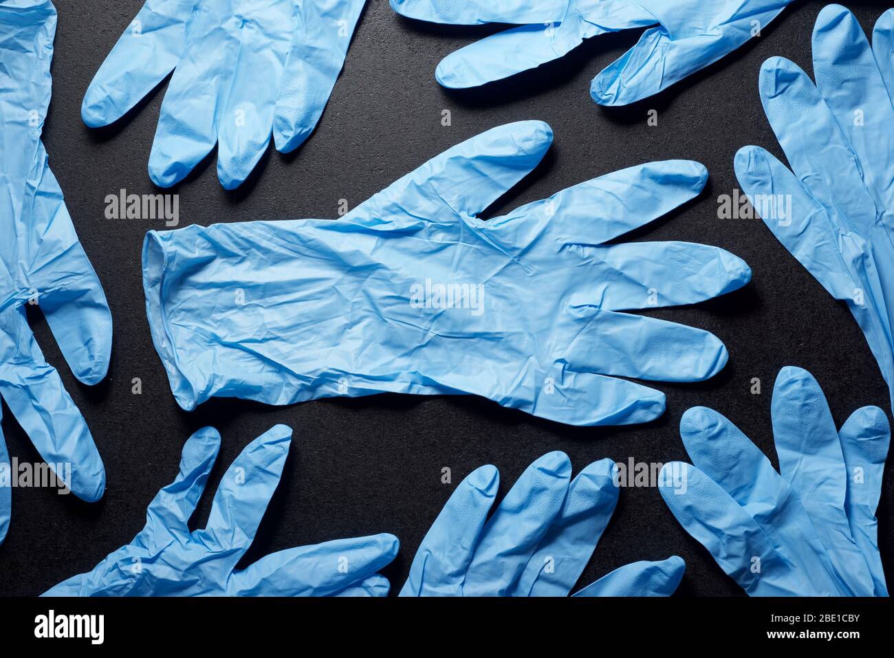 Wear black latex gloves hi-res stock photography and images - Alamy