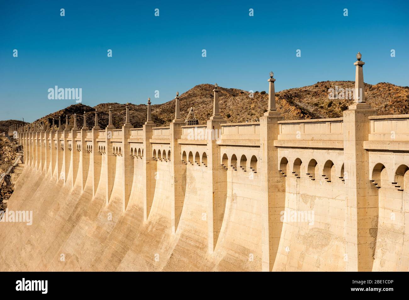 Elephant Butte Lake, Hydroelectric Dam, Southern New Mexico Stock Photo