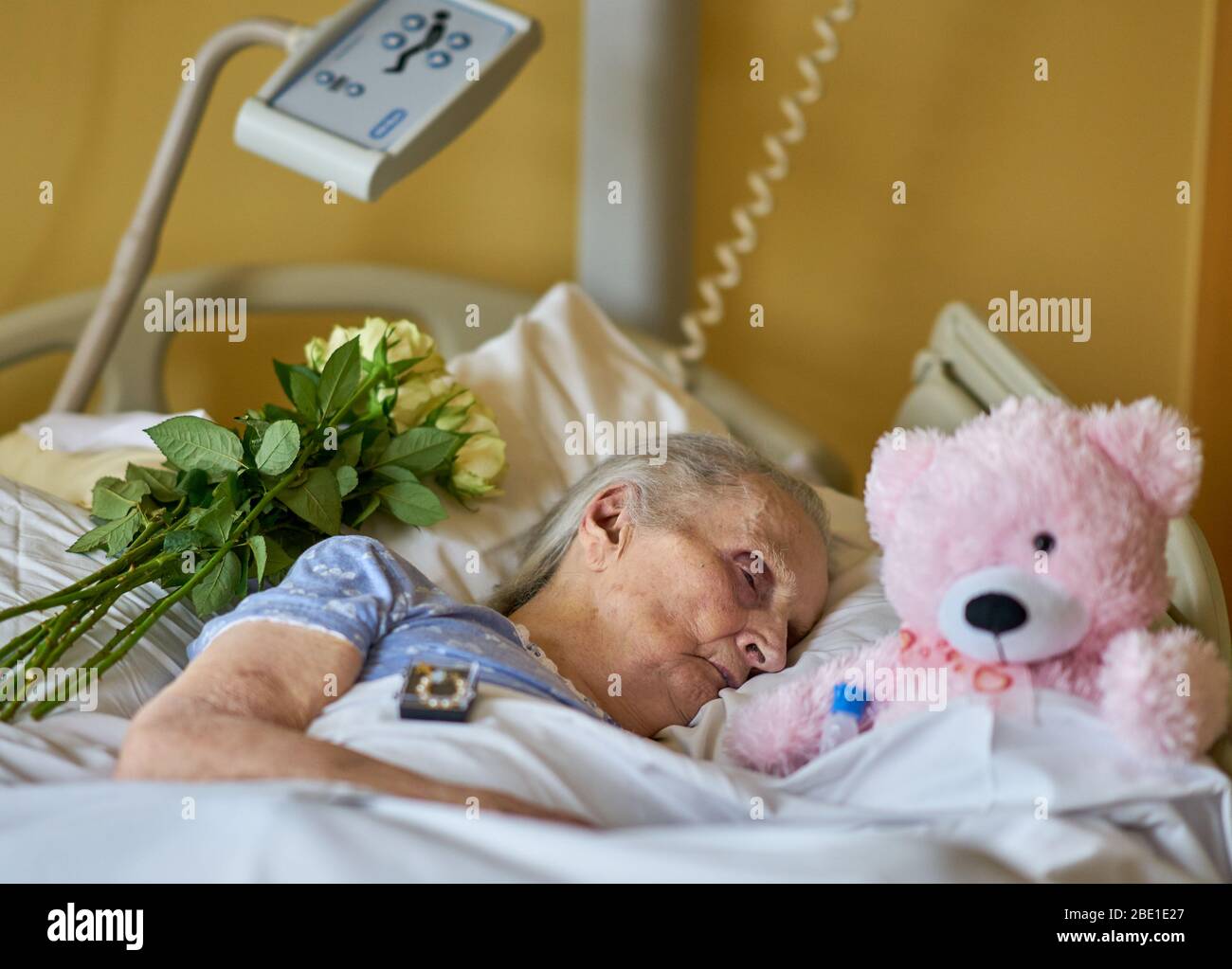 Dying Person In Hospital Bed