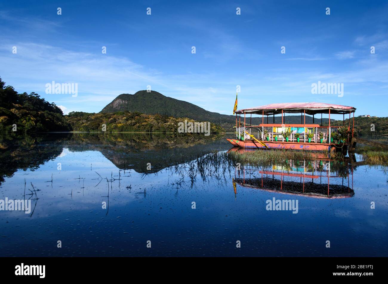Kande Ela Reservoir in Nuwara Eliya, Sri Lanka Stock Photo