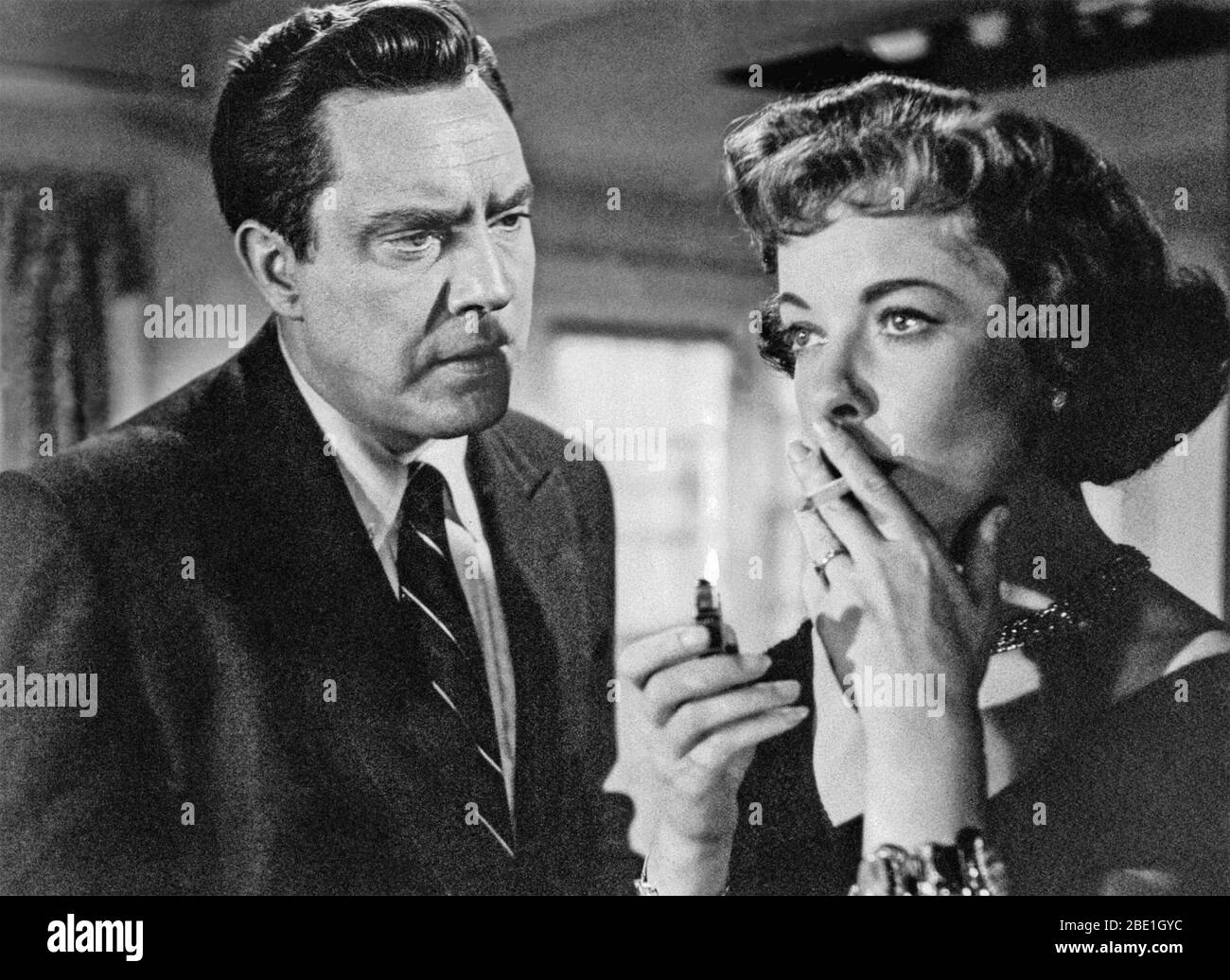 THE BIGAMIST 1953 FRO film with Ida Lupino and Edmond O'Brien Stock Photo