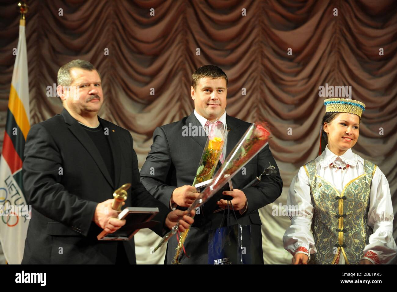 Mindaugas Mizgaitis is a Lithuanian wrestler winner of the Beijing