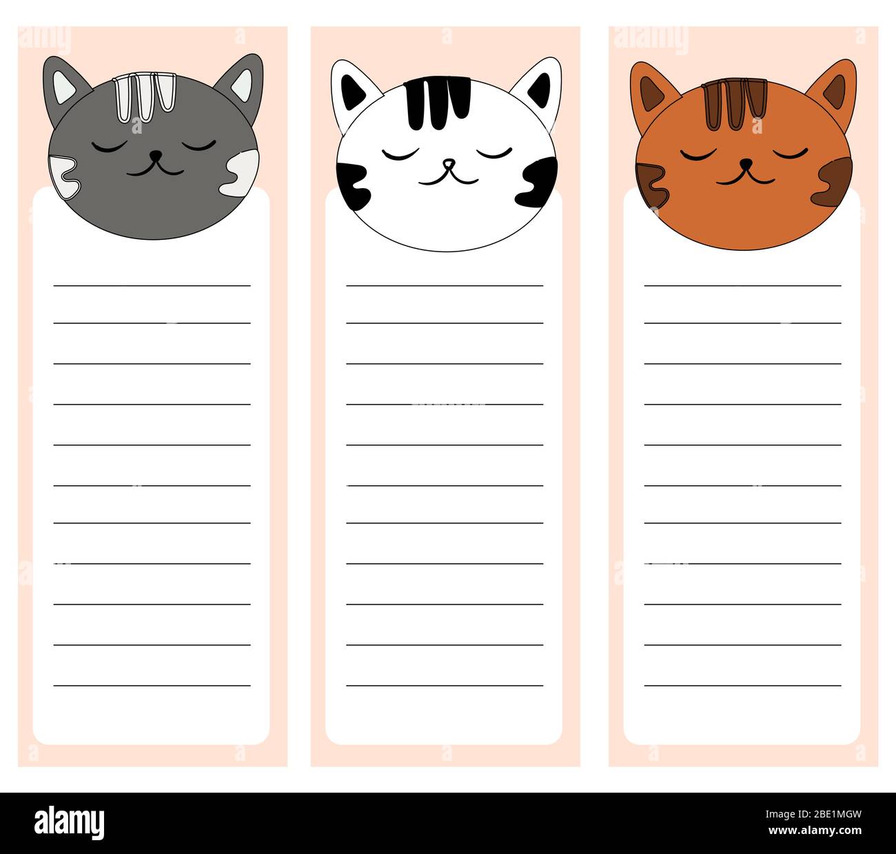 CUTE KITTEN vector print, baby postcard. greeting cards, baby birthday cards poster or banner ...