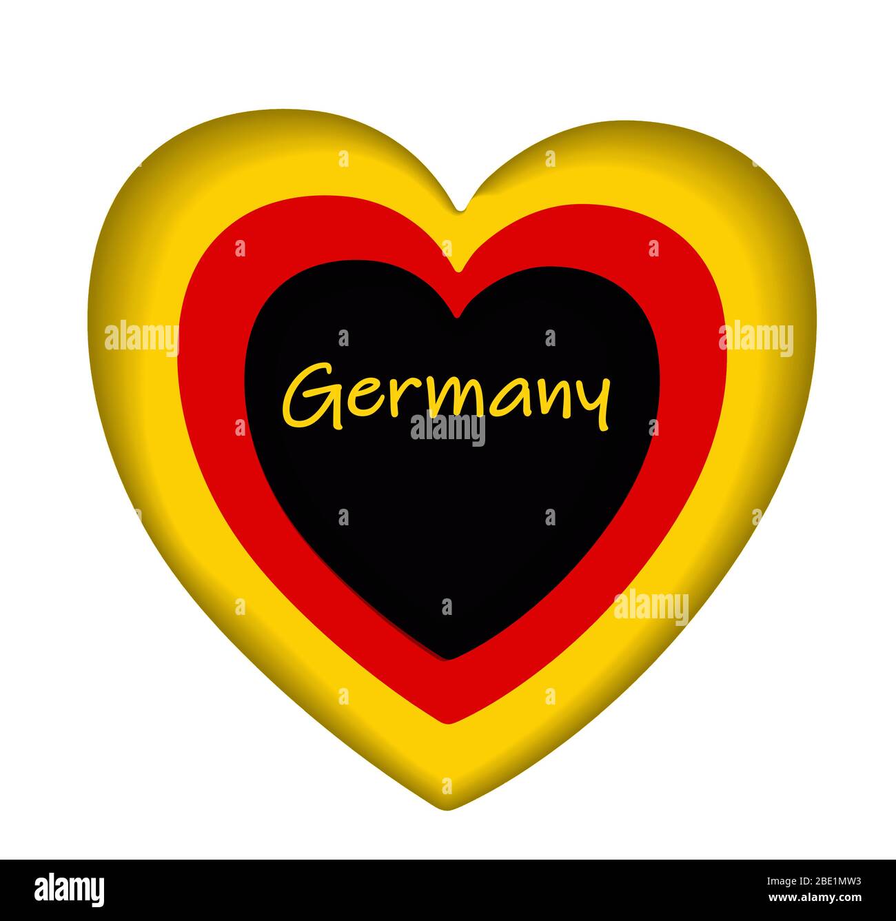 Germany flag icon, icon or button. German national symbol Vector
