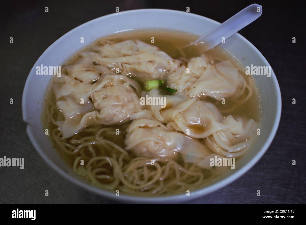 Wonton, Wantan, Wuntun noodle soup in Macau, China Stock Photo Alamy