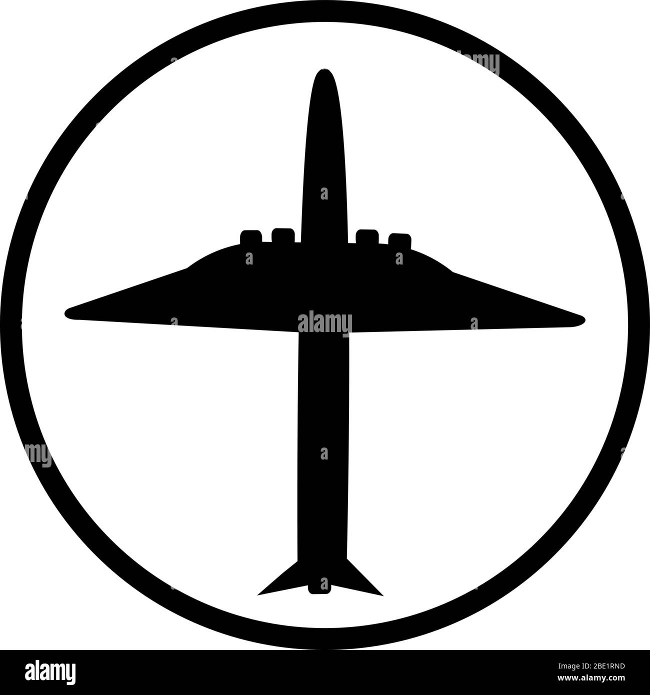 Plane icon vector Stock Vector Image & Art - Alamy