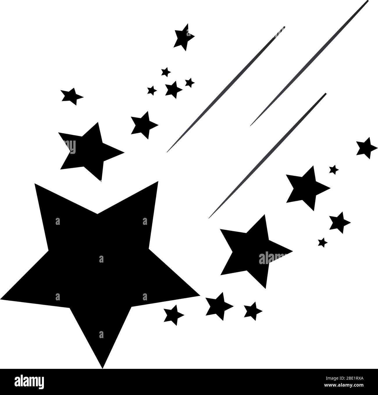 Falling stars icon Stock Vector Image & Art - Alamy