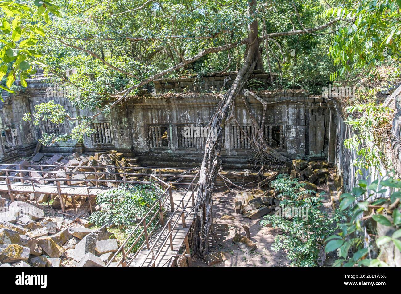 Prasat Beng Mealea temple ruins, Siem Reap Province, Cambodia. Stock Photo