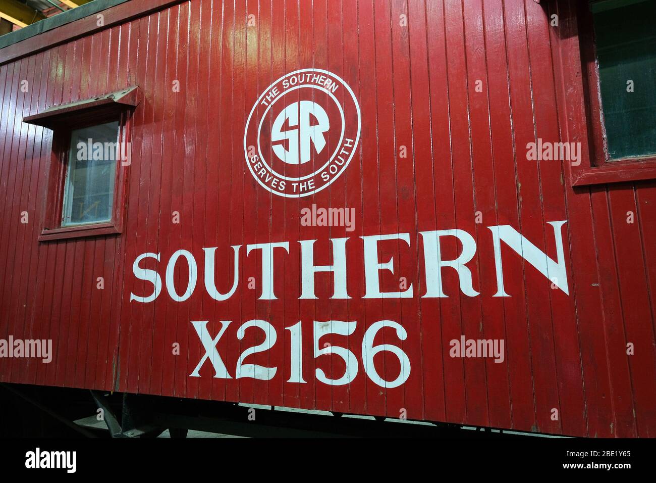 Old Southern Caboose Stock Photo - Alamy