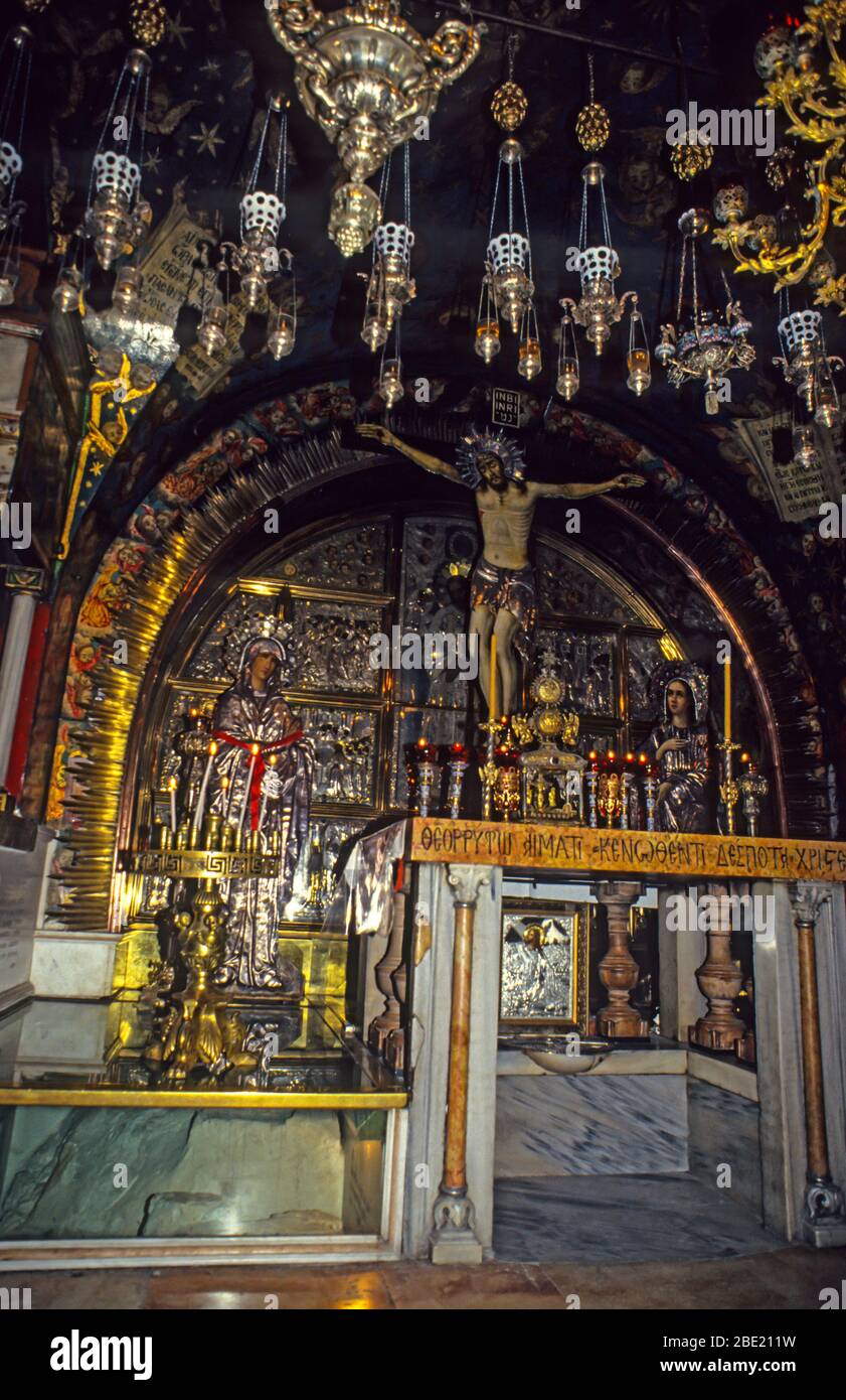 Holy sepulchre inside hi-res stock photography and images - Alamy