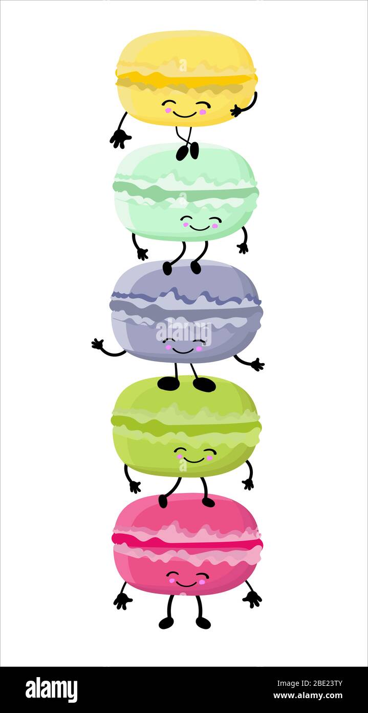 Macaron isolated Stock Vector Images - Alamy