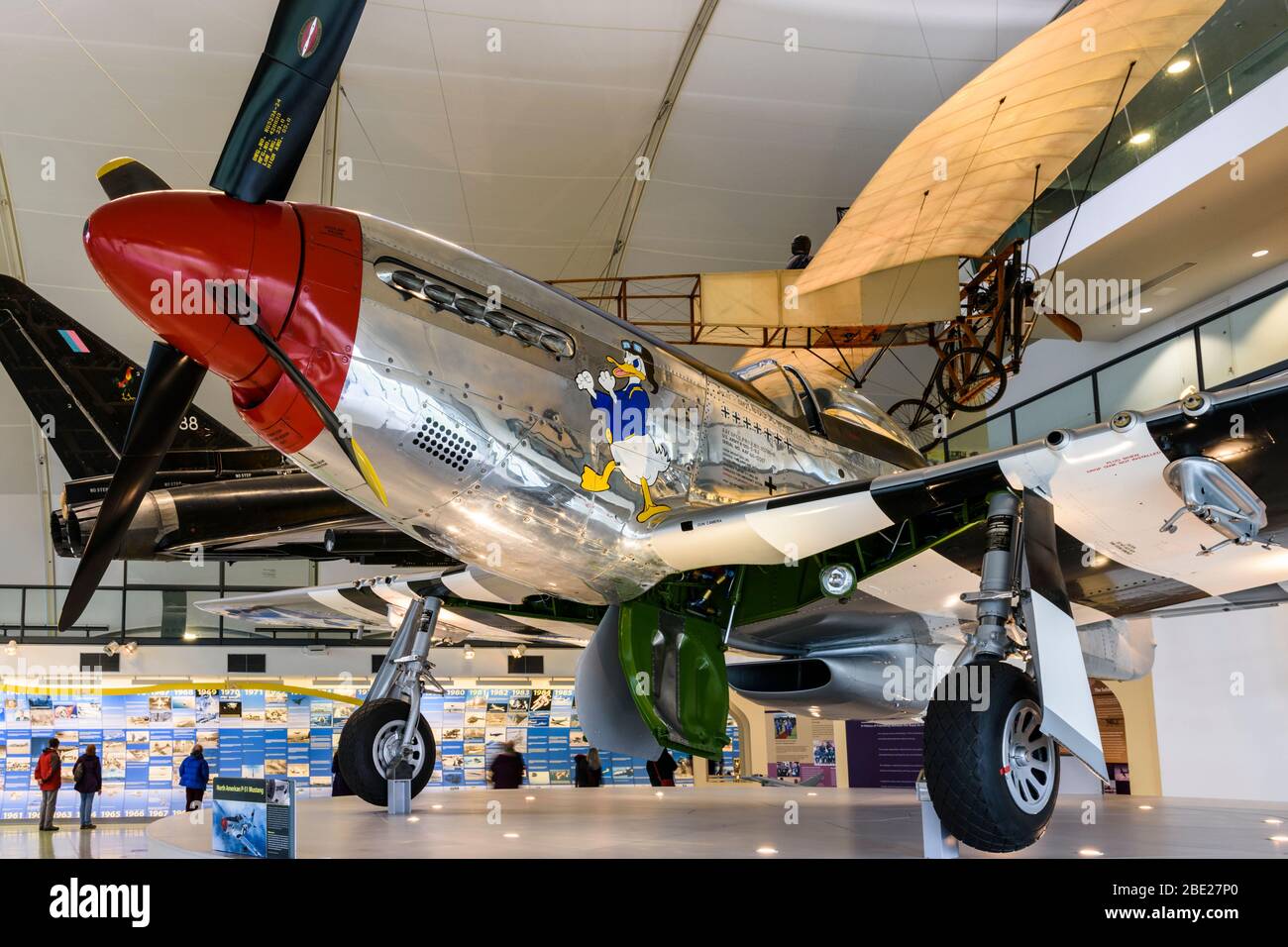 USAAF P-51 at the RAF Museum Hendon Stock Photo