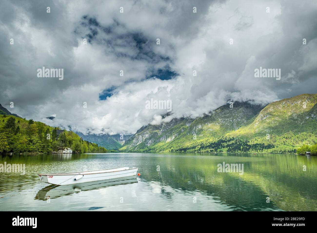 Bohinj lake, Nature park, Slovenia Stock Photo