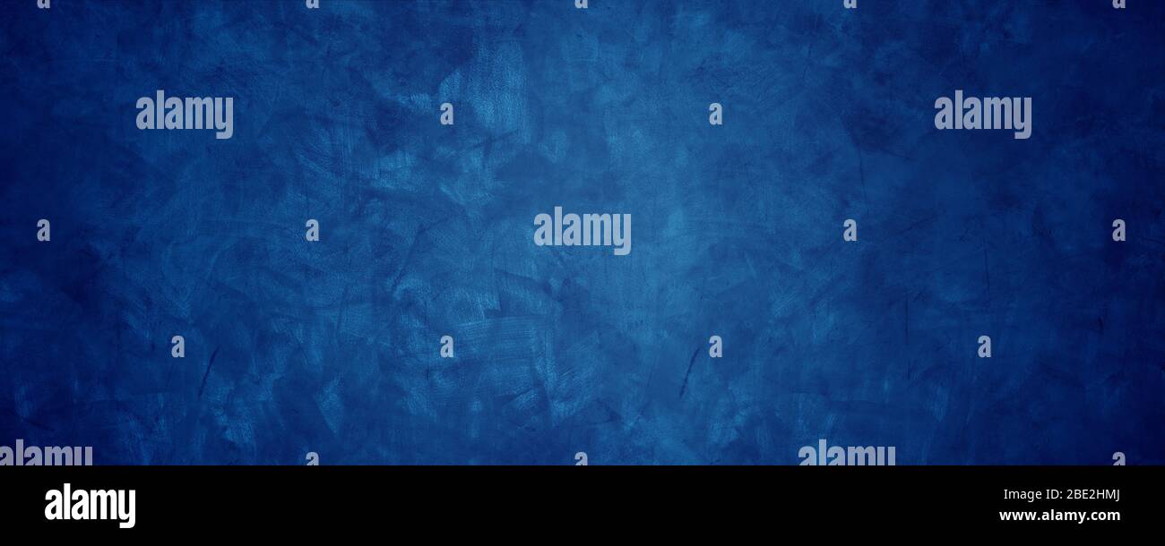 dark blue grunge cement wall background Stock Photo